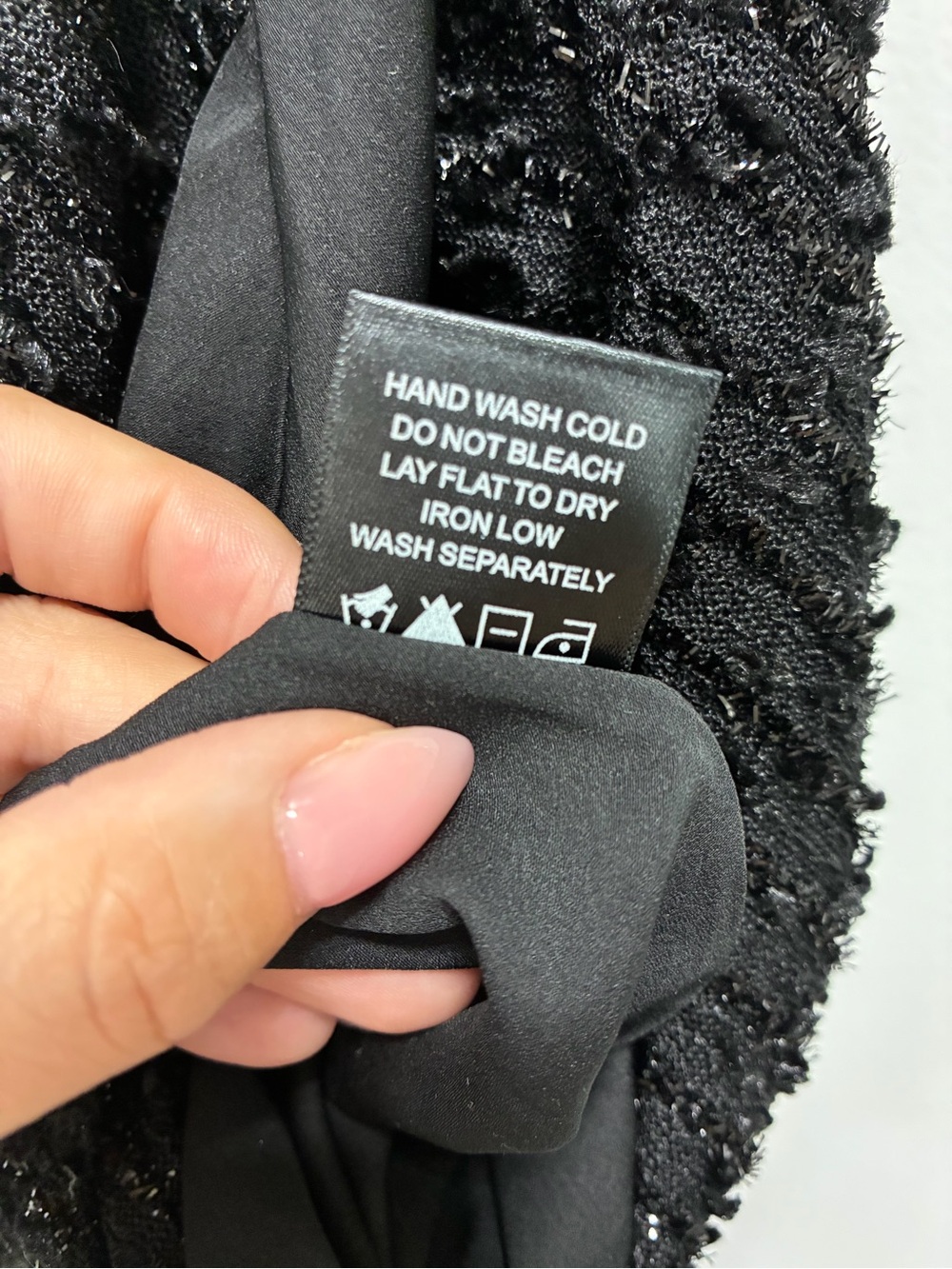 NBD Black Beaded Halter Mini Dress - Picture 8 of 10